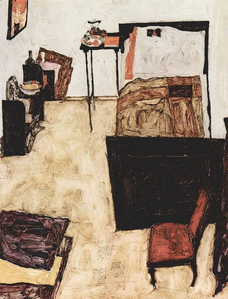 Egon Schiele, Living Room.