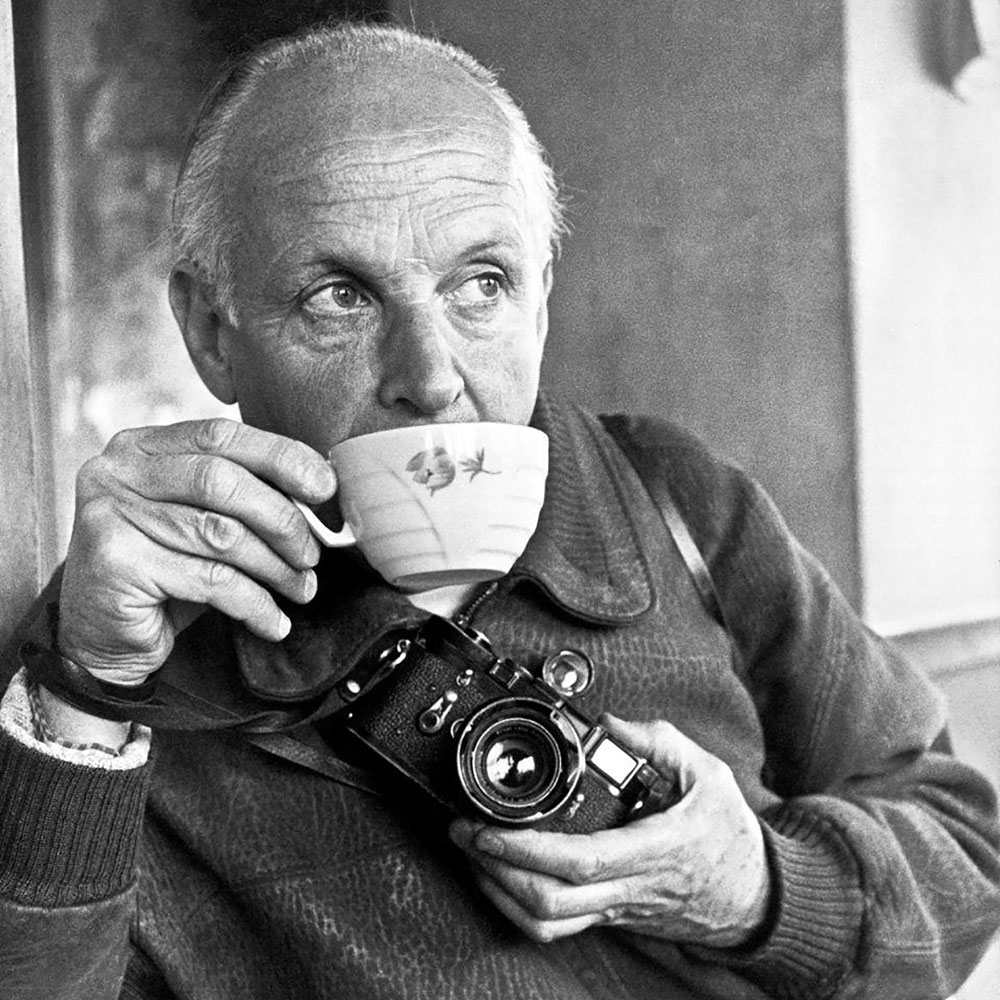 Portrait of Henri Cartier-Bresson.